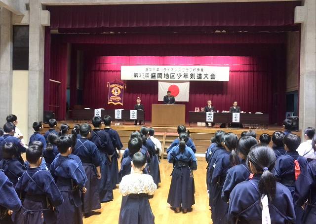 中津川ライオンズ杯盛岡地区少年剣道大会に参加しました